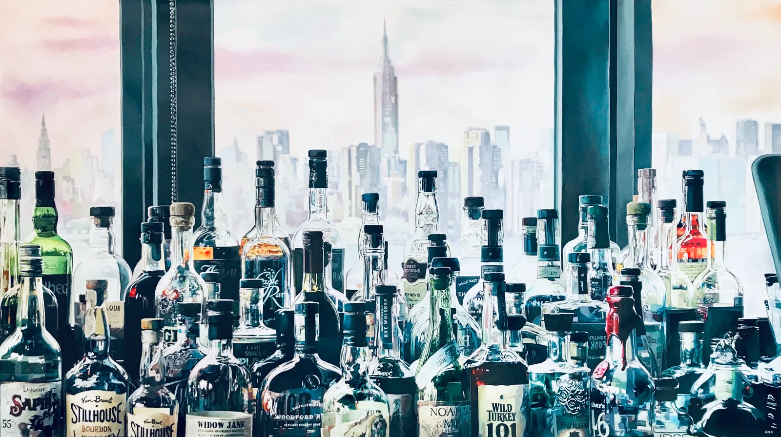 NYC Skyline Painting