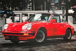 Red Porsche Carrera
